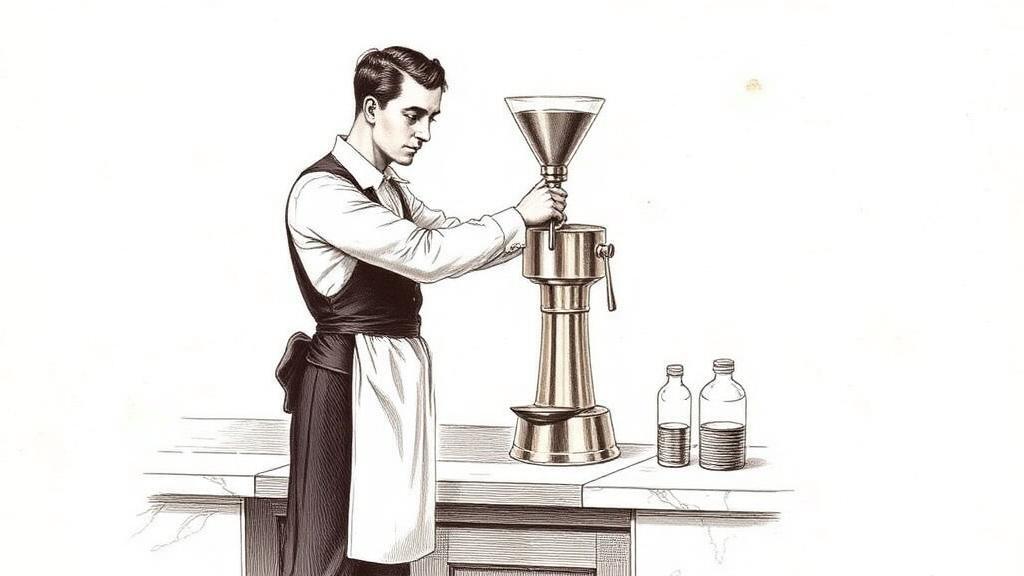 Bezzera's portafilter and the machine that gave espresso its name