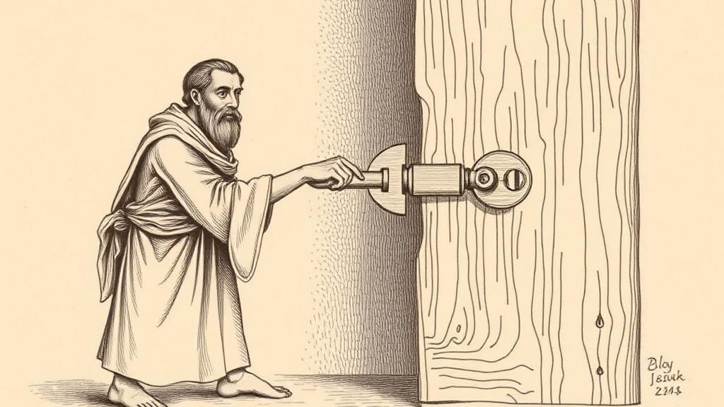 The wooden lock, or the first machine for keeping people out