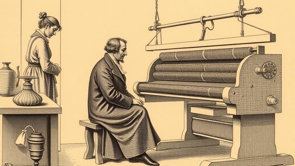 The Jacquard loom, or how a silk weaver programmed a machine