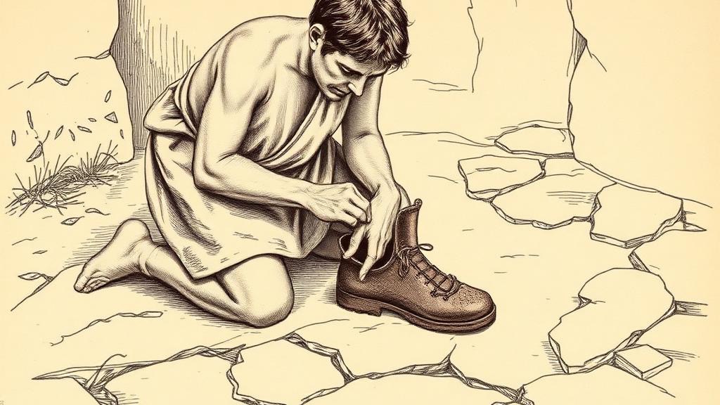 Ötzi's shoes, or the engineering in a glacier