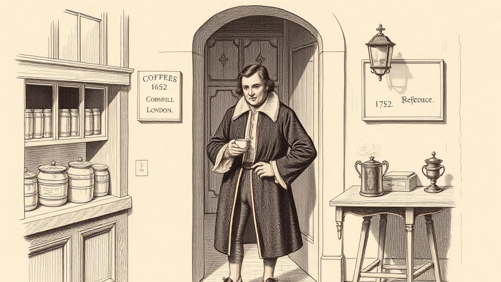 Pasqua Rosée and London's first coffeehouse