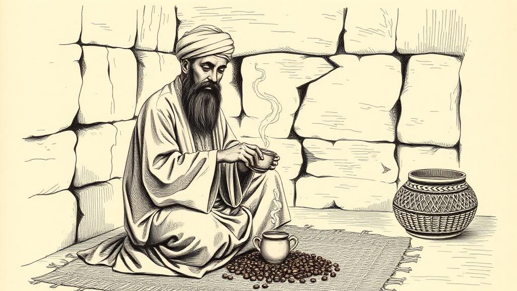 Qahwa and the Sufi monks of Aden